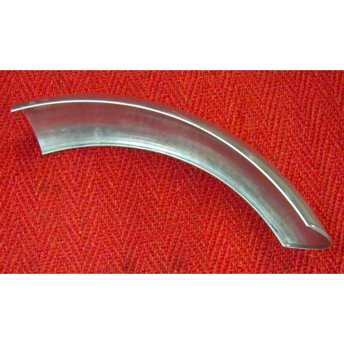 Kort breed 185 mm spatbord aluminium