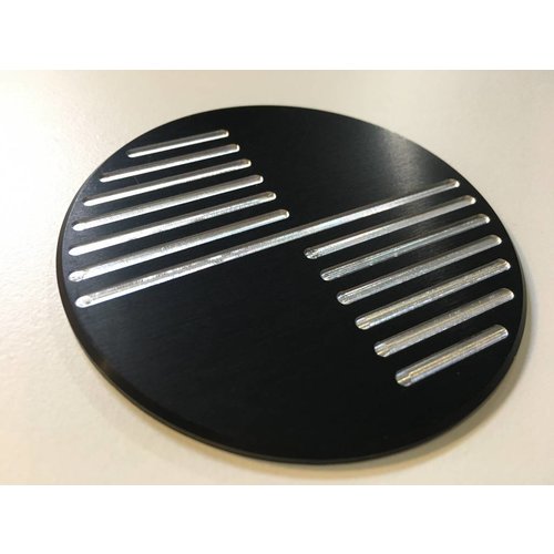 Luxe BMW 70MM Emblemen Zwart Type 1