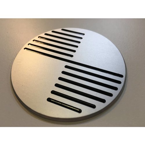 Emblèmes BMW 70MM faites à la main et brossées, type 2