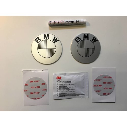 Handmade BMW 70MM Emblems Brushed Type 3