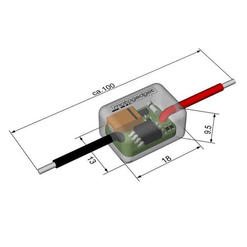 Motogadget mo.flash Digitaal Knipperlicht Relais