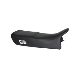 Double seat GS Paralever, black, high with LOGO