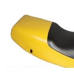 Revêtement de selle noir et jaune pour les modèles BMW K1