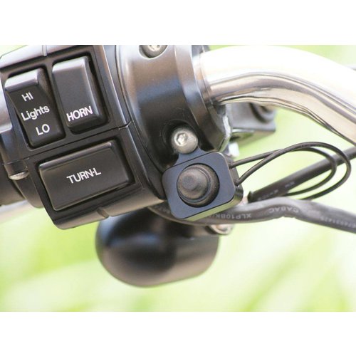 Aluminium CNC Auxiliary Light switch Black