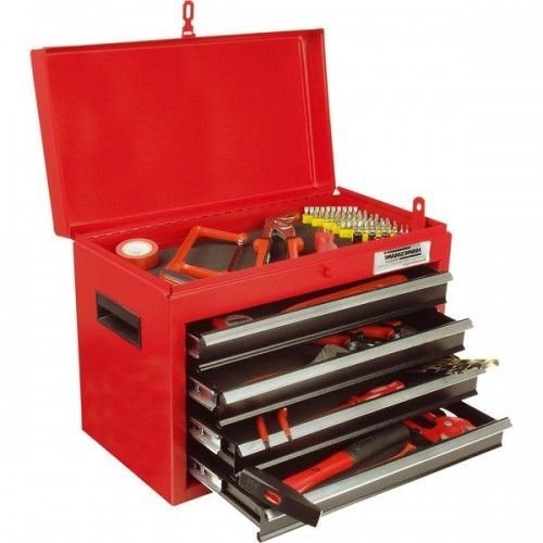 Mannesmann Tool trolley filled with 4 drawers