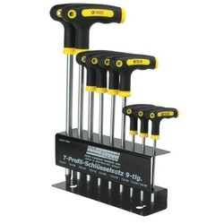 Kit de clés à béquille Torx - 9 pièces