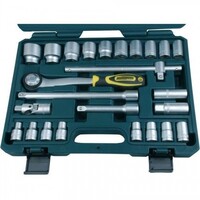 Socket set 25 pieces 1/2 "