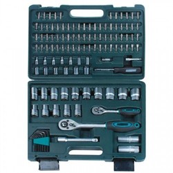 Socket set 115 pieces 1/4+1/2 "