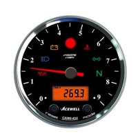 CA085 12.000RPM Speedo Schwarz / Schwarz