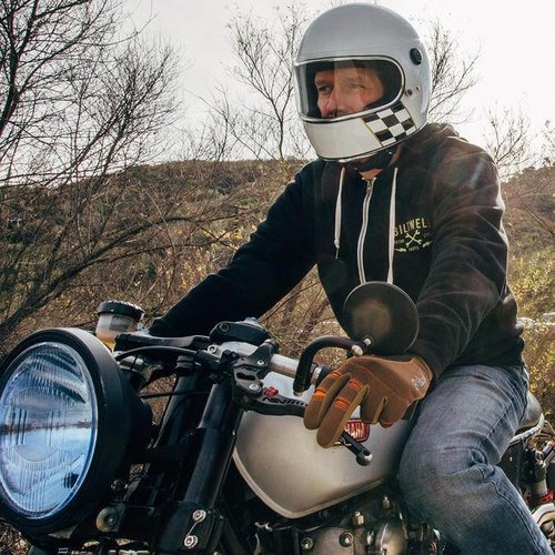 Biltwell Moto Handschuhe - Braun / Orange