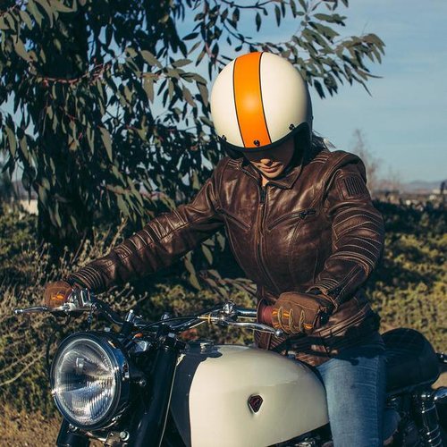 Biltwell Moto Handschuhe - Braun / Orange