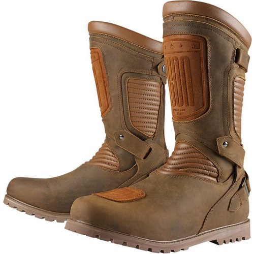 ICON Bottes de protection marrons One Thousand