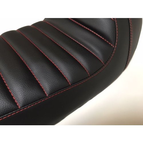 MCU SR Style Seat Tuck 'N Roll Black & Red - Limited Edition