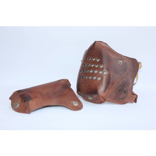 Motard Germany Cafe Racer Mask - Vintage Brown