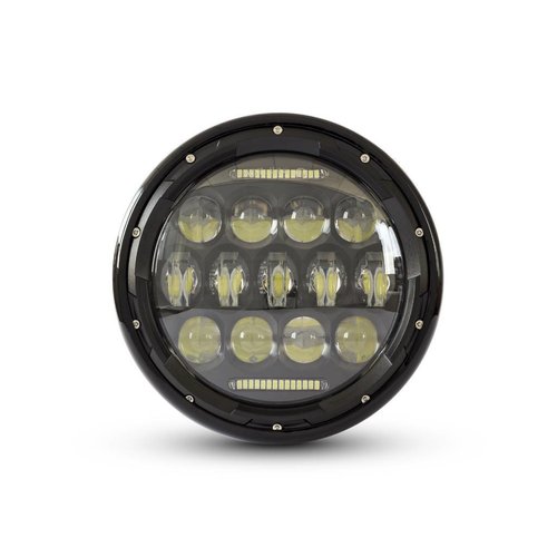 Phare avant noir Multi LED 7"