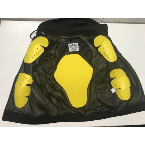 MCU Schutzstoff Hoodie + Protectors - Schwarz