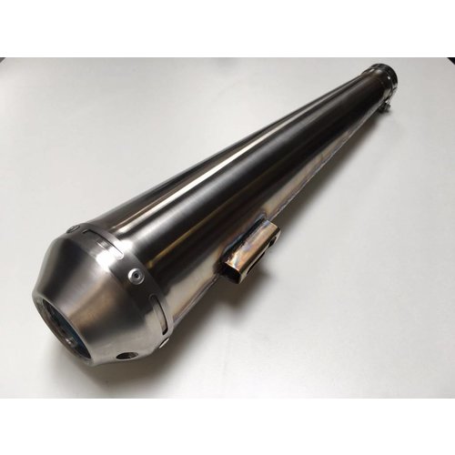 MCU Megaton Muffler Long Stainless Steel 51mm+ DB-Killer