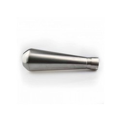 Megaton Pot d'échappement en inox fait main 44mm