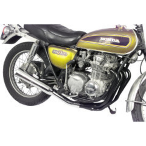 MAC Exhausts Honda CB 500/550 Système d'échappement Megaphone 4-en-1 noir/chrome