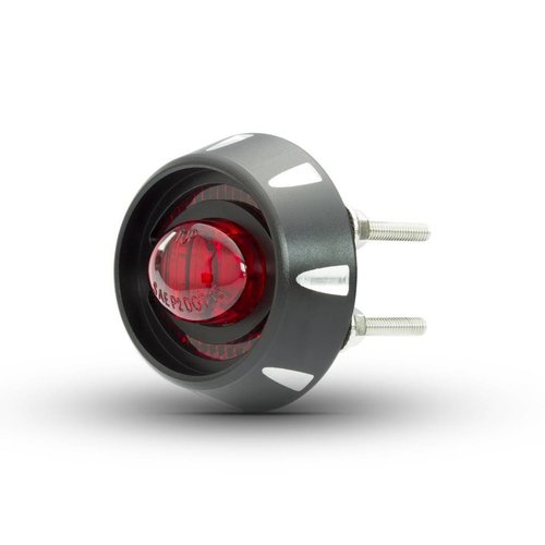 2" Micro Oval CNC Machined Billet Aluminium LED Stop / Tail Light