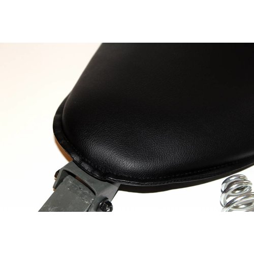 Bobber Seat with Hinge + Springs - Slim Line Black