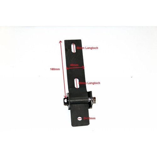 Bobber Seat with Hinge + Springs - Slim Line Black