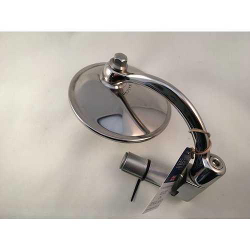 Halcyon 830 Rétroviseur classique rond en acier inoxydable