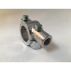 Support pour rétroviseur chromé 22 mm M10