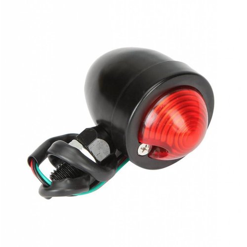 Sidemount + Rücklicht Type Bullet Schwarz