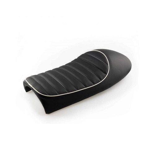 Tuck N' Roll Cafe Racer Seat Black & White