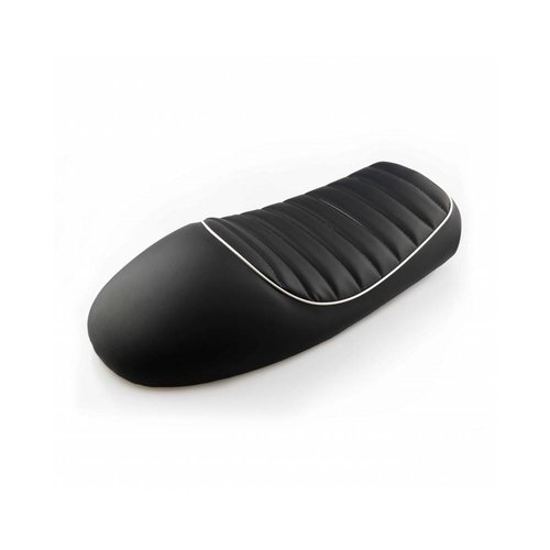 Tuck N' Roll Cafe Racer Seat Black & White