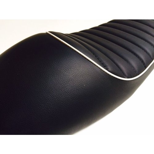 Tuck N' Roll Cafe Racer Seat Black & White