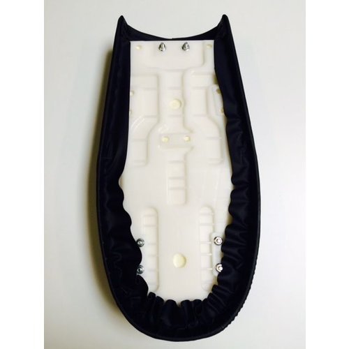 Tuck N' Roll Cafe Racer Seat Black & White