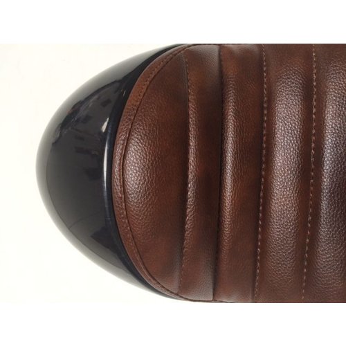 Cafe Racer Classic Sitzbank Braun Thin Padding