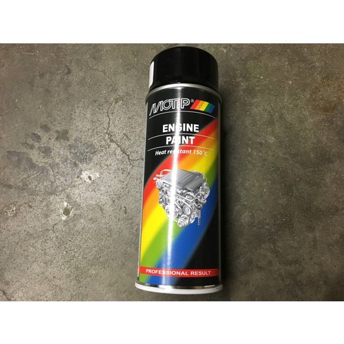Motip Engine Paint Zwart 400ML