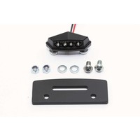 Retaining plate With LED license plate light
