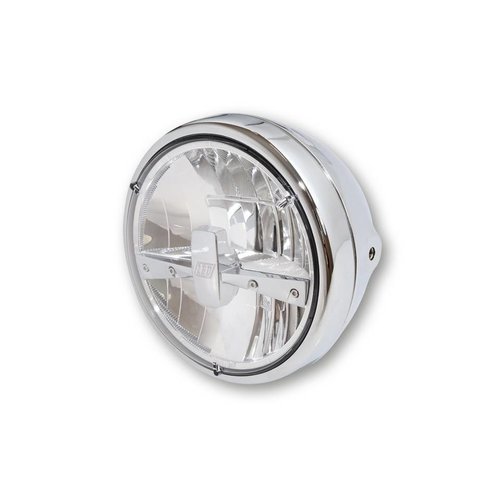 Highsider Phare avant à LED chromé 7" RENO type 3