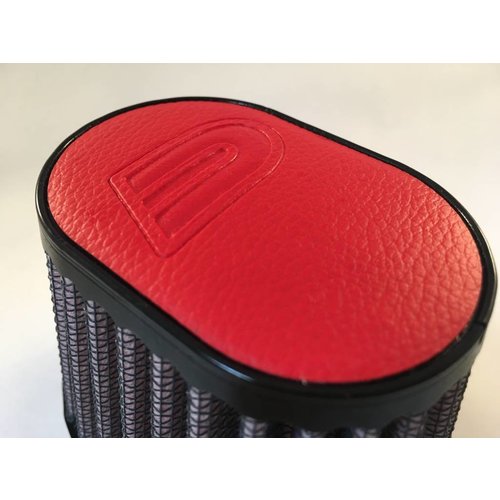 DNA 54MM Ovaal Filter Lederen Top Licht Bruin