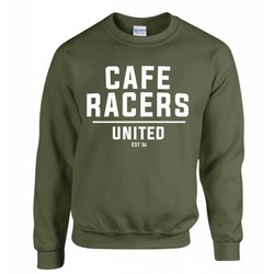 Sweatshirt Cafe Racers United - Militaire