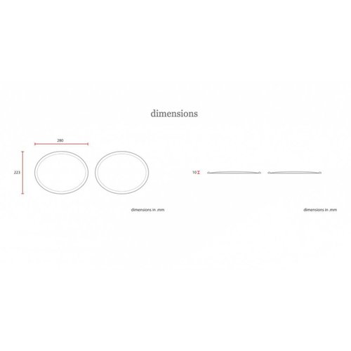 C.Racer ABS Nummerplaat Ovaal