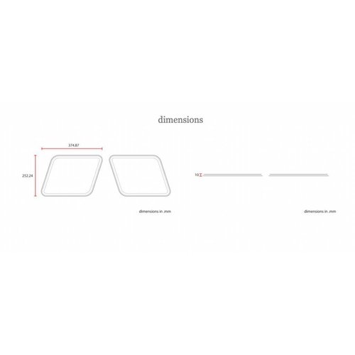 C.Racer ABS Number plate "Para"