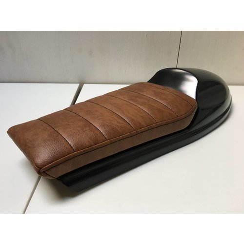C.Racer Cafe Racer "Future" Seat Tuck 'N Roll Brown Type 1