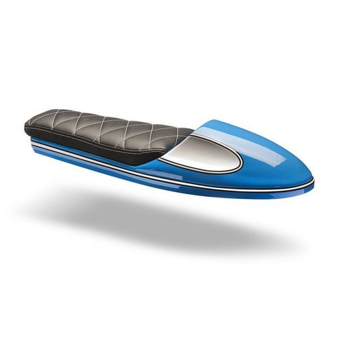 C.Racer Cafe Racer "Future" Seat Tuck 'N Roll Zwart 2