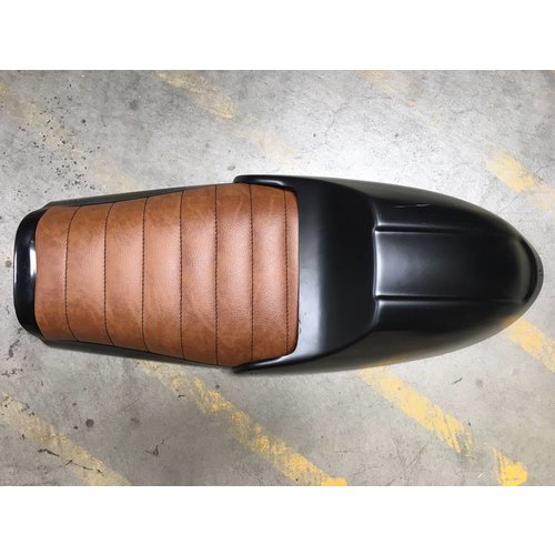 C.Racer Scrambler Seat Tuck 'N Roll Brown Type 9