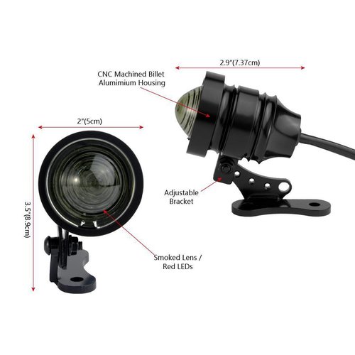 CNC Milled Vintage Tail Light Smoke