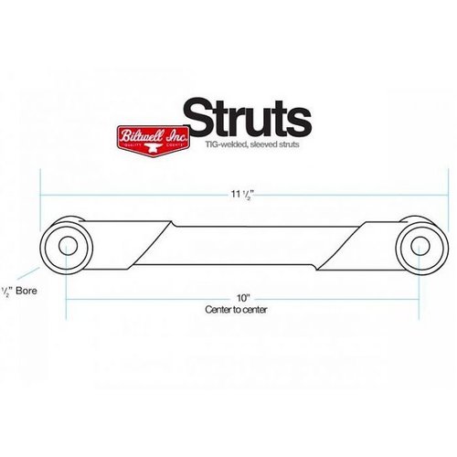 Biltwell Jambe de suspension noire