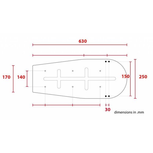63cm x 25cm Tuck N' Roll Cafe Racer Seat Black 6
