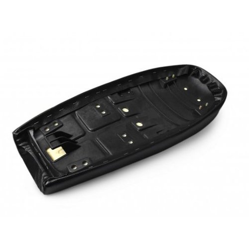 62,5cm x 24,5cm Selle vintage noire Tuck N 'Roll Brat