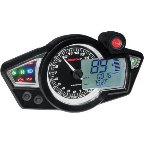 KOSO RX1N GP Style (zwart/wit tegenlicht)