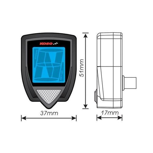 KOSO Gear Indicator, Gear Meter V2